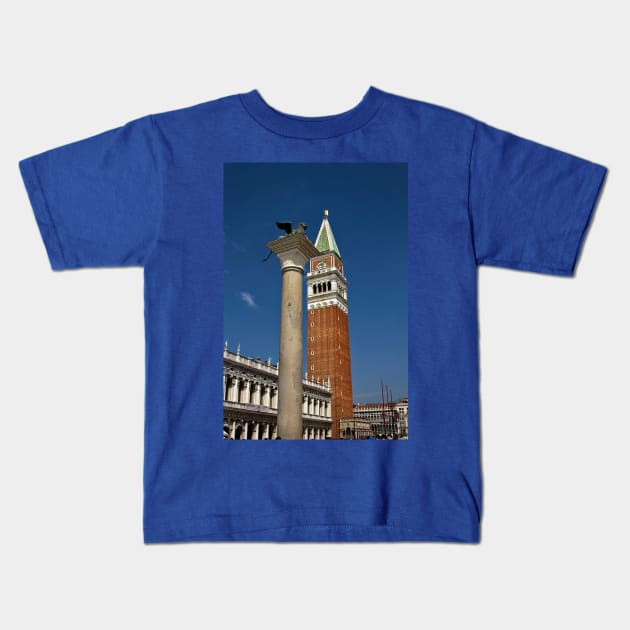 St Mark's Square, Venice Kids T-Shirt by Violaman